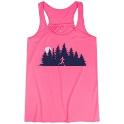 Flowy Racerback Tank Top - Moonlit Run -goneforarun Sales 2023 tr 46989 PINK MAIN