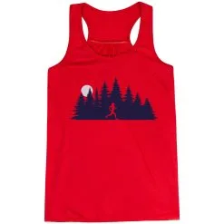 Flowy Racerback Tank Top - Moonlit Run -goneforarun Sales 2023 tr 46989 RED MAIN