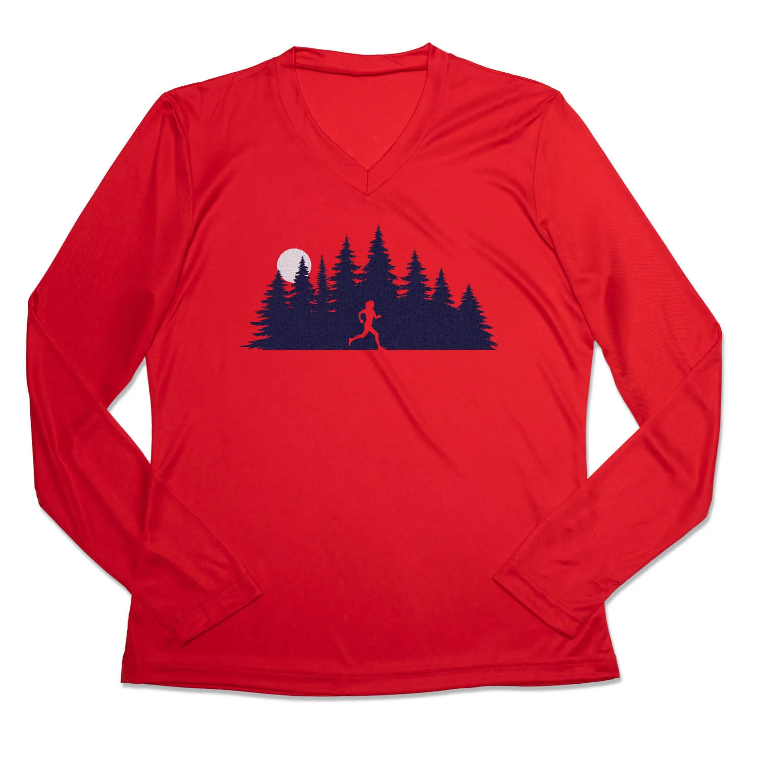 Women's Long Sleeve Tech Tee - Moonlit Run 7 Women's Long Sleeve Tech Tee - Moonlit Run - Image 5