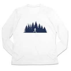 Women's Long Sleeve Tech Tee - Moonlit Run 13 Women's Long Sleeve Tech Tee - Moonlit Run -goneforarun Sales 2023 tr 46993 WHITE MAIN
