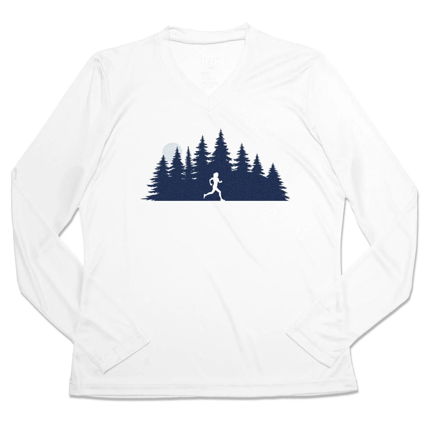 Women's Long Sleeve Tech Tee - Moonlit Run 8 Women's Long Sleeve Tech Tee - Moonlit Run - Image 6