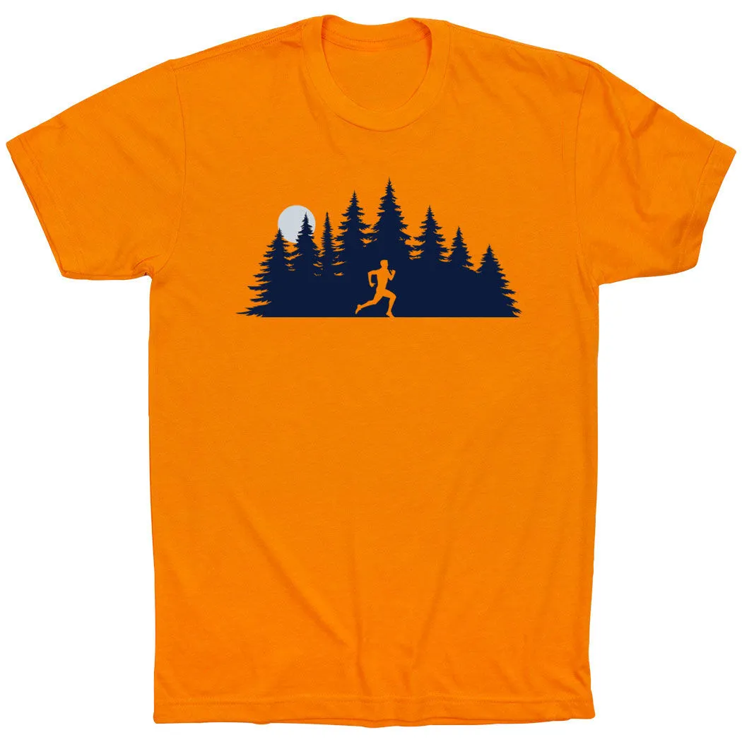 Running Short Sleeve T-Shirt - Moonlit Run (Male) 14 Running Short Sleeve T-Shirt - Moonlit Run (Male) - Image 12