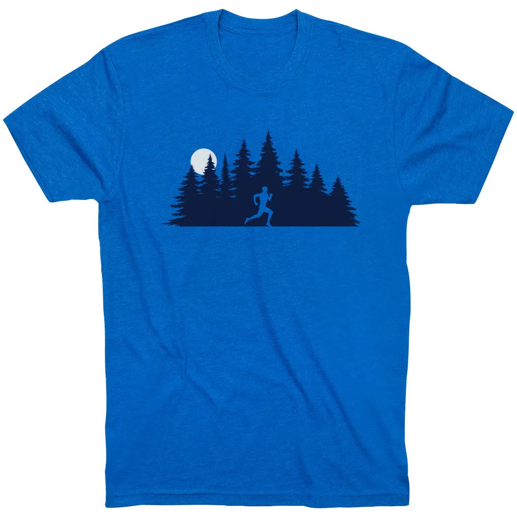 Running Short Sleeve T-Shirt - Moonlit Run (Male) 16 Running Short Sleeve T-Shirt - Moonlit Run (Male) - Image 14