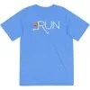Men's Running Short Sleeve Performance Tee - Let's Run For Turkey -goneforarun Sales 2023 tr 47011 LIGHTBLUE FLAT