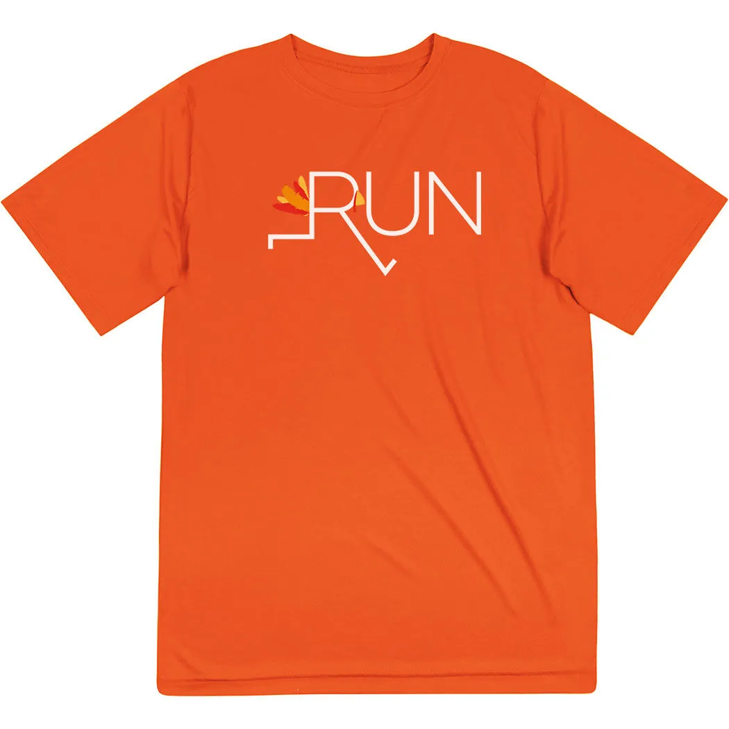 Men's Running Short Sleeve Performance Tee - Let's Run For Turkey 9 Men's Running Short Sleeve Performance Tee - Let's Run For Turkey - Image 7