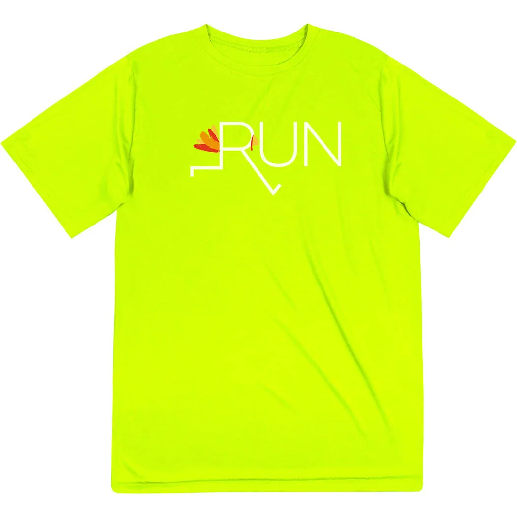 Men's Running Short Sleeve Performance Tee - Let's Run For Turkey 11 Men's Running Short Sleeve Performance Tee - Let's Run For Turkey - Image 9