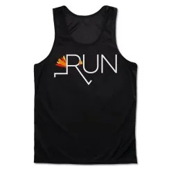Men's Running Performance Tank Top - Let's Run For Turkey -goneforarun Sales 2023 tr 47013 BLACK MAIN
