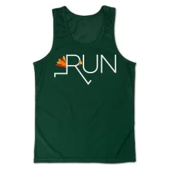 Men's Running Performance Tank Top - Let's Run For Turkey