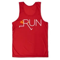 Men's Running Performance Tank Top - Let's Run For Turkey -goneforarun Sales 2023 tr 47013 RED MAIN