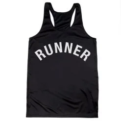 Women's Racerback Performance Tank Top - Runner Arc 14 Women's Racerback Performance Tank Top - Runner Arc -goneforarun Sales 2023 tr 47014 BLACK MAIN