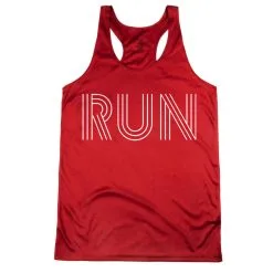 Women's Racerback Performance Tank Top - Run Lines 17 Women's Racerback Performance Tank Top - Run Lines -goneforarun Sales 2023 tr 47020 RED MAIN