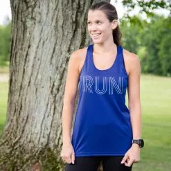 Women's Racerback Performance Tank Top - Run Lines 13 Women's Racerback Performance Tank Top - Run Lines -goneforarun Sales 2023 tr 47020 ROYAL FEMALE
