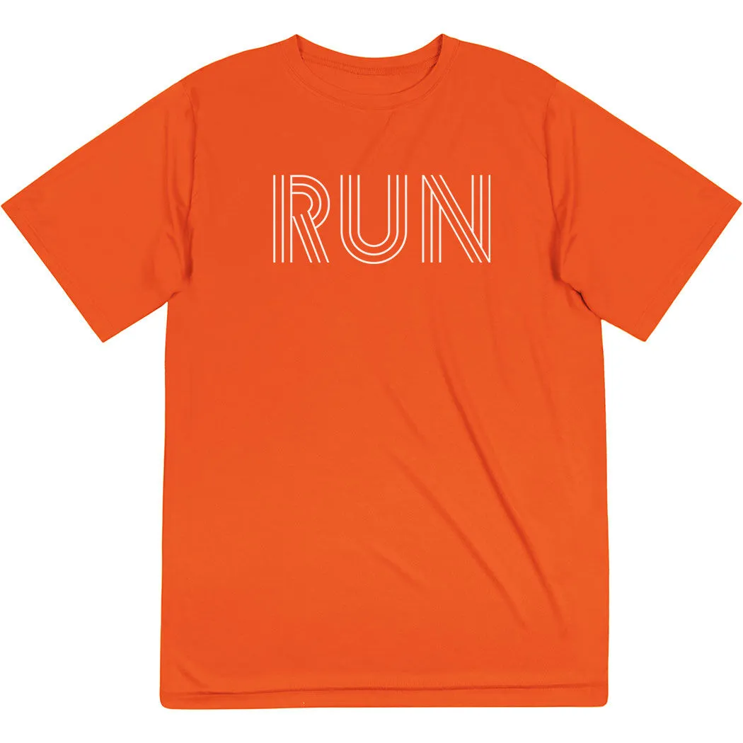 Men's Running Short Sleeve Performance Tee - Run Lines 9 Men's Running Short Sleeve Performance Tee - Run Lines - Image 7