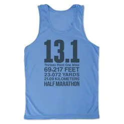 Men's Running Performance Tank Top - 13.1 Math Miles -goneforarun Sales 2023 tr 47026 LIGHTBLUE MAIN