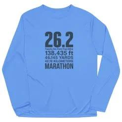 Men's Running Long Sleeve Performance Tee - 26.2 Math Miles