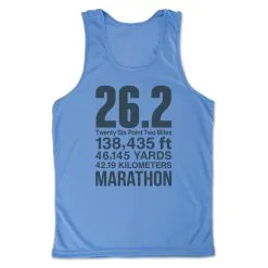 Men's Running Performance Tank Top - 26.2 Math Miles -goneforarun Sales 2023 tr 47030 LIGHTBLUE MAIN