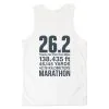 Men's Running Performance Tank Top - 26.2 Math Miles 2 Men's Running Performance Tank Top - 26.2 Math Miles -goneforarun Sales 2023 tr 47030 WHITE MAIN