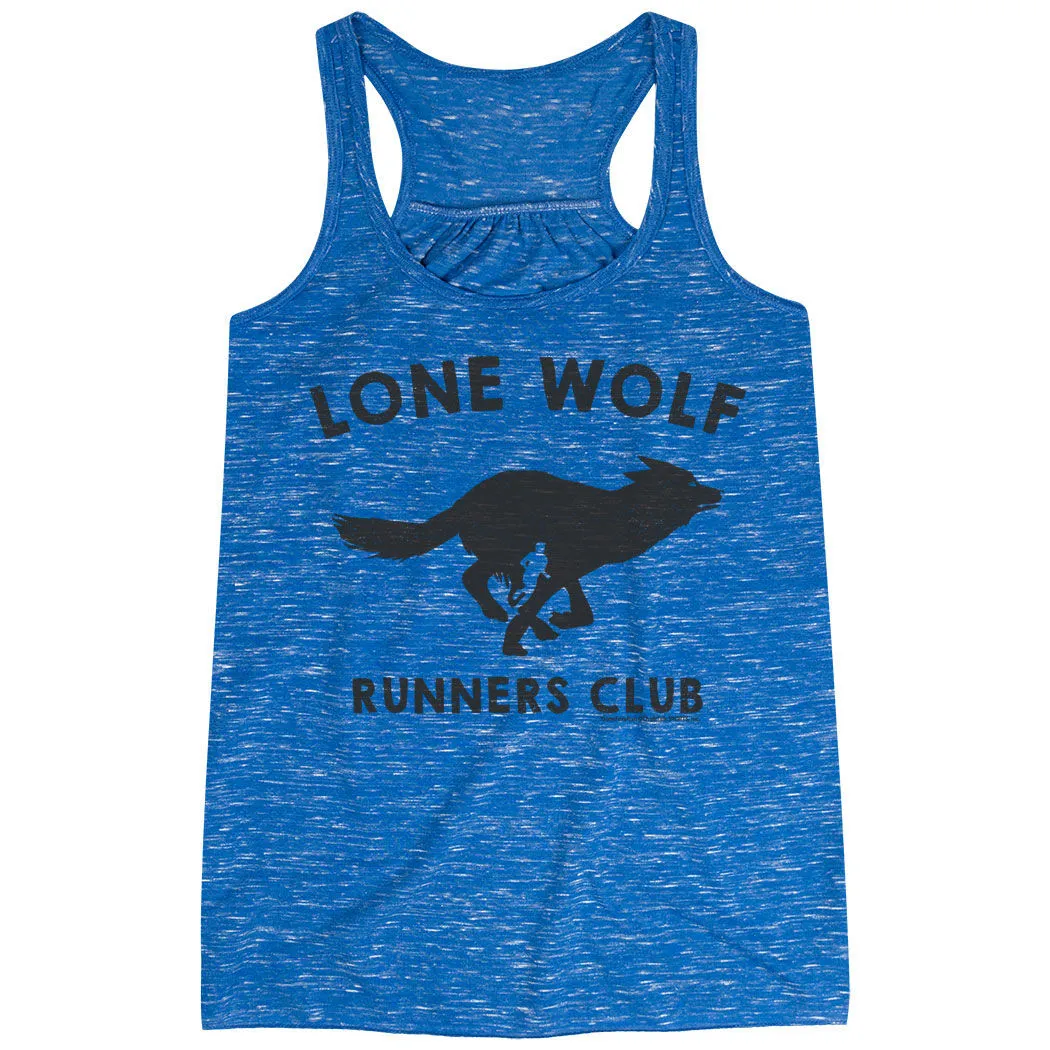 Flowy Racerback Tank Top - Lone Wolf Runners Club 7 Flowy Racerback Tank Top - Lone Wolf Runners Club - Image 5