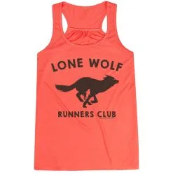 Flowy Racerback Tank Top - Lone Wolf Runners Club 16 Flowy Racerback Tank Top - Lone Wolf Runners Club -goneforarun Sales 2023 tr 47033 CORAL MAIN