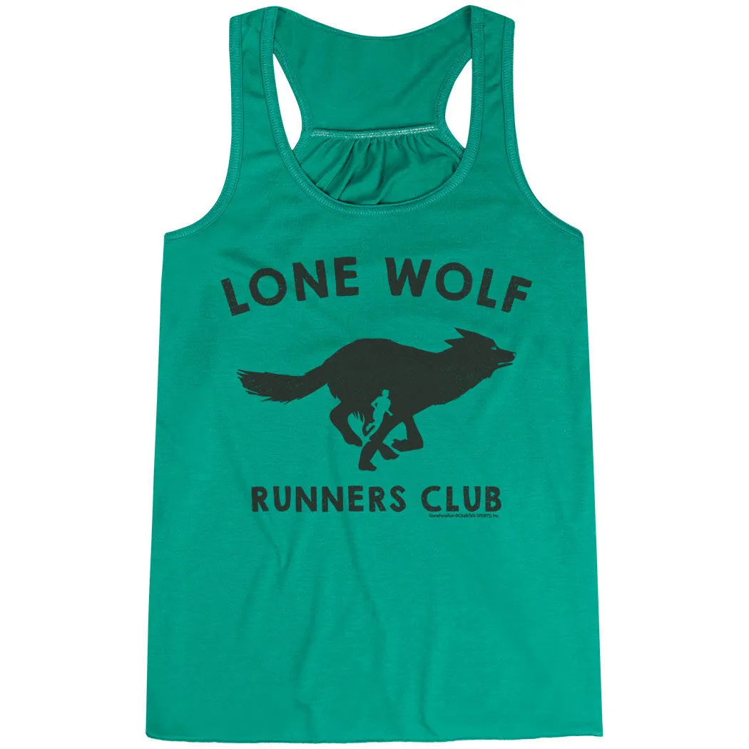 Flowy Racerback Tank Top - Lone Wolf Runners Club 9 Flowy Racerback Tank Top - Lone Wolf Runners Club - Image 7