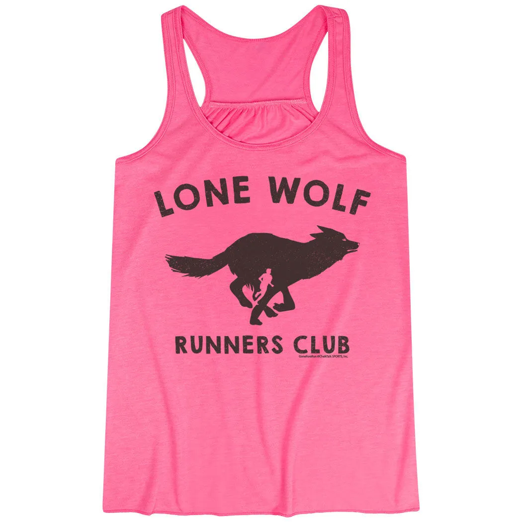 Flowy Racerback Tank Top - Lone Wolf Runners Club 10 Flowy Racerback Tank Top - Lone Wolf Runners Club - Image 8
