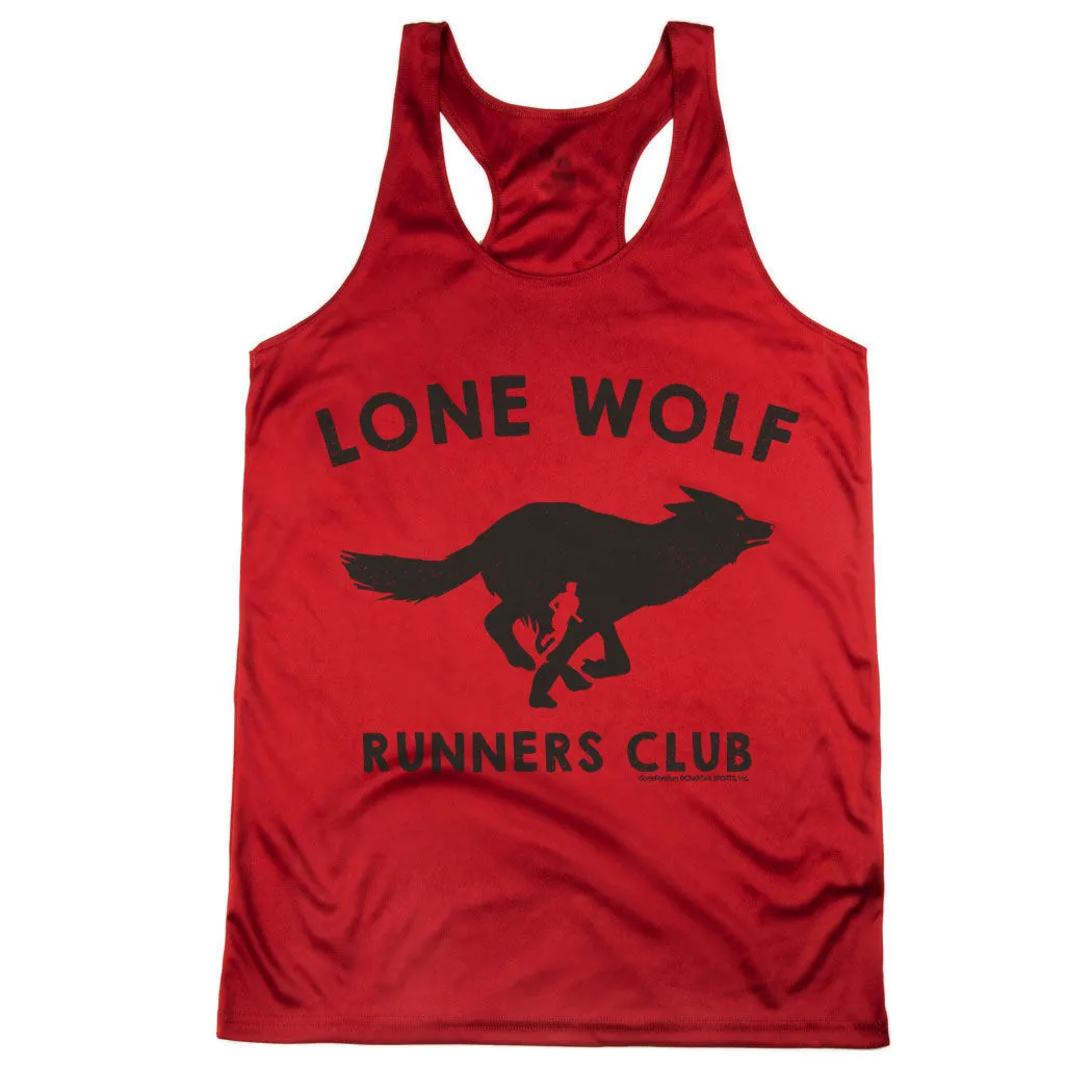 Women's Racerback Performance Tank Top - Lone Wolf Runners Club 9 Women's Racerback Performance Tank Top - Lone Wolf Runners Club - Image 7