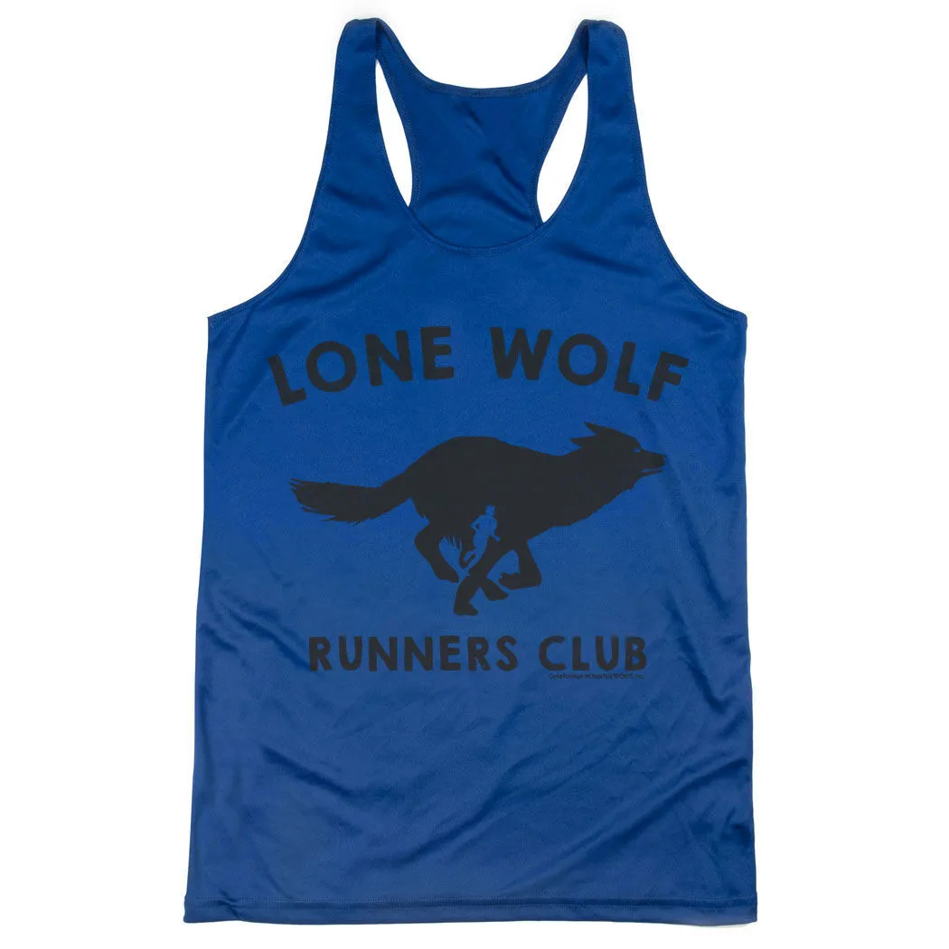 Women's Racerback Performance Tank Top - Lone Wolf Runners Club 10 Women's Racerback Performance Tank Top - Lone Wolf Runners Club - Image 8