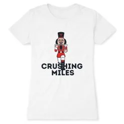 Women's Everyday Runners Tee - Crushing Miles 21 Women's Everyday Runners Tee - Crushing Miles -goneforarun Sales 2023 tr 47060 WHITE FLAT