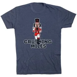 Running Short Sleeve T-Shirt - Crushing Miles -goneforarun Sales 2023 tr 47061 NAVY FLAT