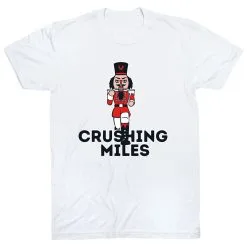 Running Short Sleeve T-Shirt - Crushing Miles -goneforarun Sales 2023 tr 47061 WHITE FLAT