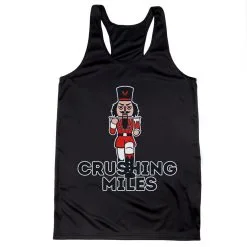 Women's Racerback Performance Tank Top - Crushing Miles -goneforarun Sales 2023 tr 47064 BLACK MAIN