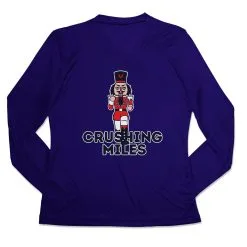 Women's Long Sleeve Tech Tee - Crushing Miles 16 Women's Long Sleeve Tech Tee - Crushing Miles -goneforarun Sales 2023 tr 47066 ROYAL MAIN