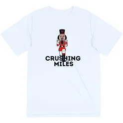 Men's Running Short Sleeve Performance Tee - Crushing Miles -goneforarun Sales 2023 tr 47069 WHITE MAIN