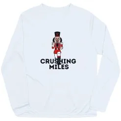 Men's Running Long Sleeve Performance Tee - Crushing Miles 17 Men's Running Long Sleeve Performance Tee - Crushing Miles -goneforarun Sales 2023 tr 47070 WHITE MAIN