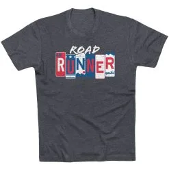 Running Short Sleeve T-Shirt - Road Runner 22 Running Short Sleeve T-Shirt - Road Runner -goneforarun Sales 2023 tr 47221 CHARCOAL FLAT