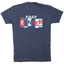 Running Short Sleeve T-Shirt - Road Runner 27 Running Short Sleeve T-Shirt - Road Runner -goneforarun Sales 2023 tr 47221 NAVY FLAT