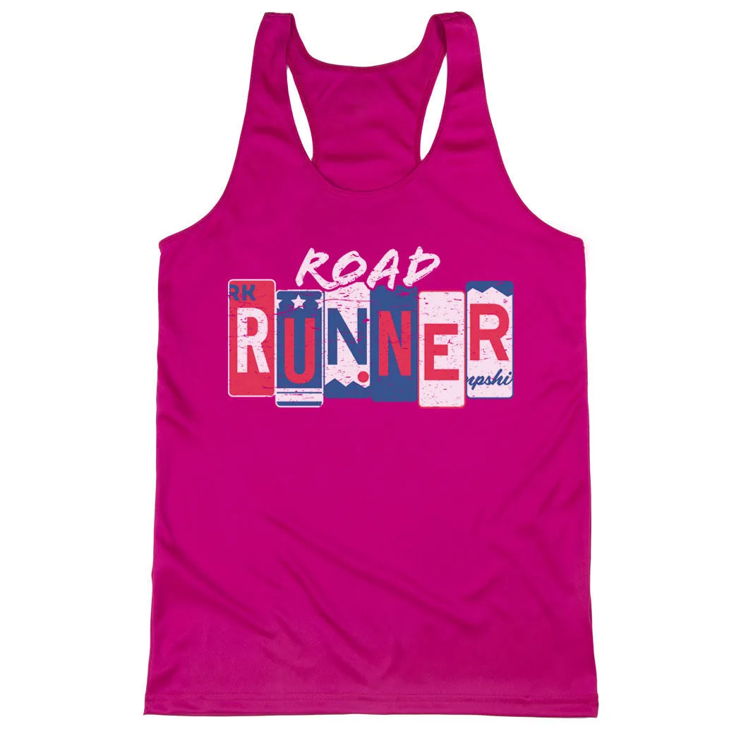 Women's Racerback Performance Tank Top - Road Runner 8 Women's Racerback Performance Tank Top - Road Runner - Image 6