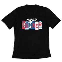 Women's Short Sleeve Tech Tee - Road Runner 14 Women's Short Sleeve Tech Tee - Road Runner -goneforarun Sales 2023 tr 47225 BLACK MAIN