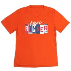 Women's Short Sleeve Tech Tee - Road Runner 16 Women's Short Sleeve Tech Tee - Road Runner -goneforarun Sales 2023 tr 47225 ORANGE MAIN