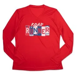Women's Long Sleeve Tech Tee - Road Runner