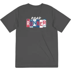 Men's Running Short Sleeve Performance Tee - Road Runner -goneforarun Sales 2023 tr 47229 GRAPHITE MAIN