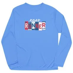 Men's Running Long Sleeve Performance Tee - Road Runner -goneforarun Sales 2023 tr 47230 LIGHTBLUE MAIN