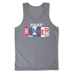 Men's Running Performance Tank Top - Road Runner -goneforarun Sales 2023 tr 47231 GRAPHITE MAIN