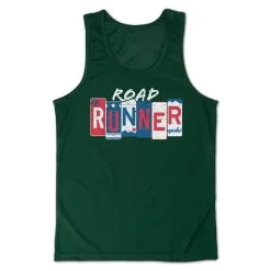 Men's Running Performance Tank Top - Road Runner -goneforarun Sales 2023 tr 47231 GREEN MAIN