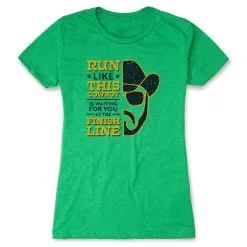 Women's Everyday Runners Tee - Finish Line Cowboy -goneforarun Sales 2023 tr 47258 GREEN FLAT