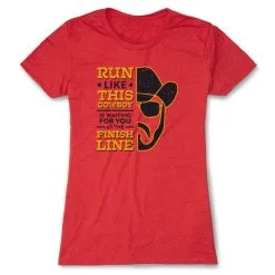 Women's Everyday Runners Tee - Finish Line Cowboy -goneforarun Sales 2023 tr 47258 RED FLAT