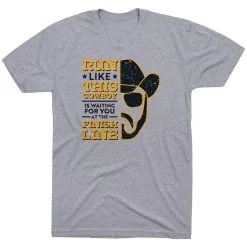 Running Short Sleeve T-Shirt - Finish Line Cowboy