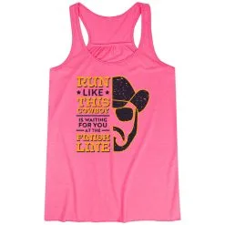Flowy Racerback Tank Top - Finish Line Cowboy -goneforarun Sales 2023 tr 47260 PINK MAIN