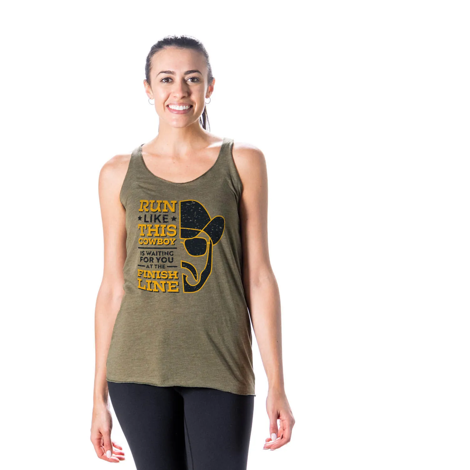 Women's Everyday Tank Top - Finish Line Cowboy 4 Women's Everyday Tank Top - Finish Line Cowboy - Image 2