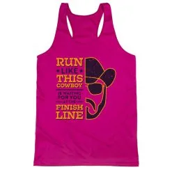Women's Racerback Performance Tank Top - Finish Line Cowboy 15 Women's Racerback Performance Tank Top - Finish Line Cowboy -goneforarun Sales 2023 tr 47262 PINK MAIN